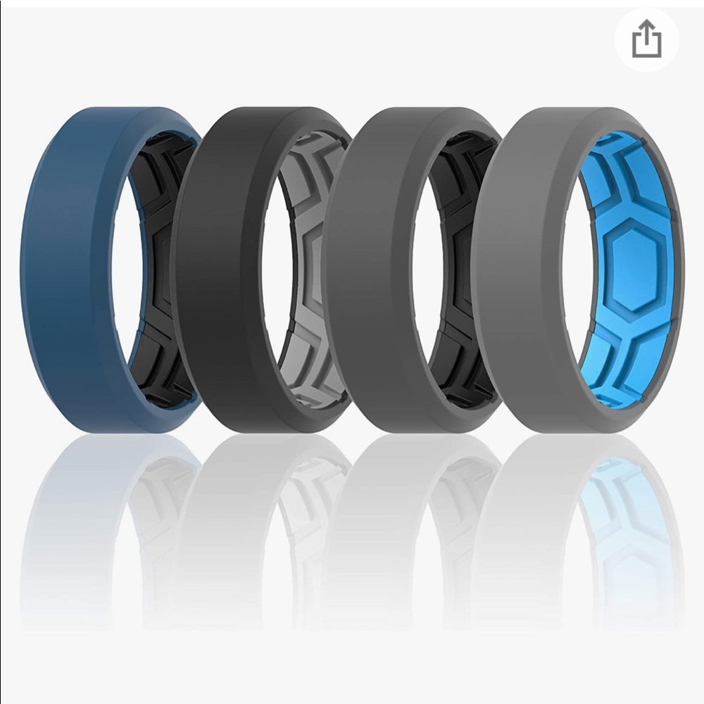 Thunderfit Men’s Silicone Rings